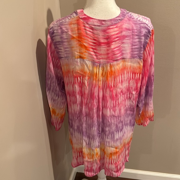 APNY NWT tie dyed tunic top - Picture 5 of 9